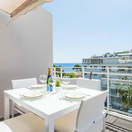 3-room Luxury With Pool And Sea View Steps From The Appartement *